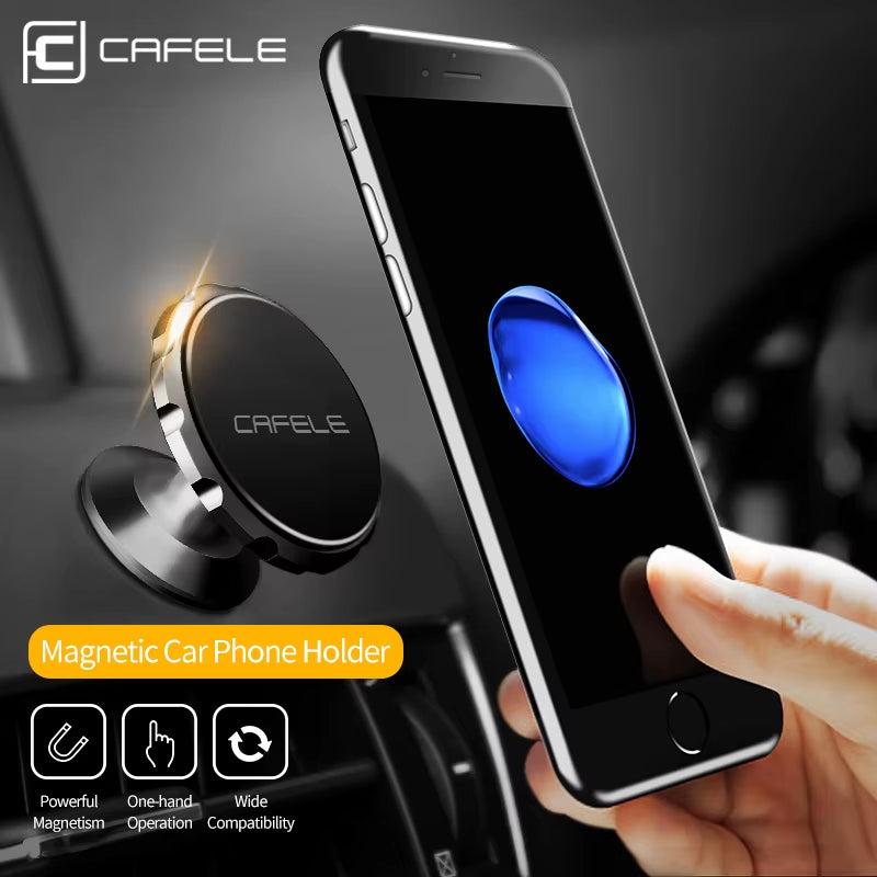 Magnetic Car Phone Holder Stand for Iphone Samsung Dashboard Holder Air Vent Grip Mount Universal Magnet Car Bracket