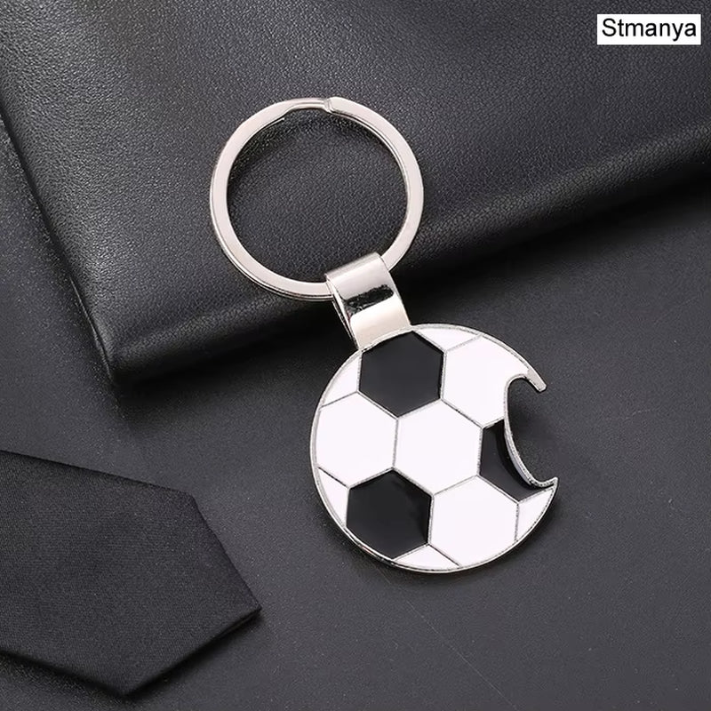 Fashion Football Metal Keychain Men Gift Key Chain Soccer Shoes and Football Car Key Ring Gift Party Keychains Jewelry