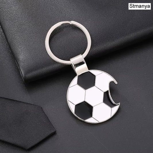 Fashion Football Metal Keychain Men Gift Key Chain Soccer Shoes and Football Car Key Ring Gift Party Keychains Jewelry